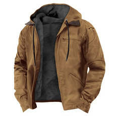 Color Cast Hooded Sweater